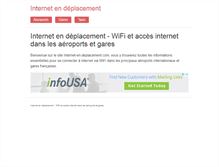 Tablet Screenshot of internet-en-deplacement.com